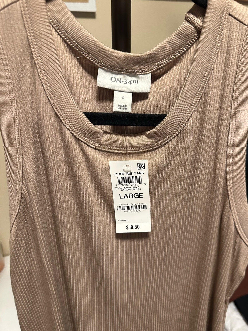 On34th Ribbed Tank Top - Picture 2 of 4